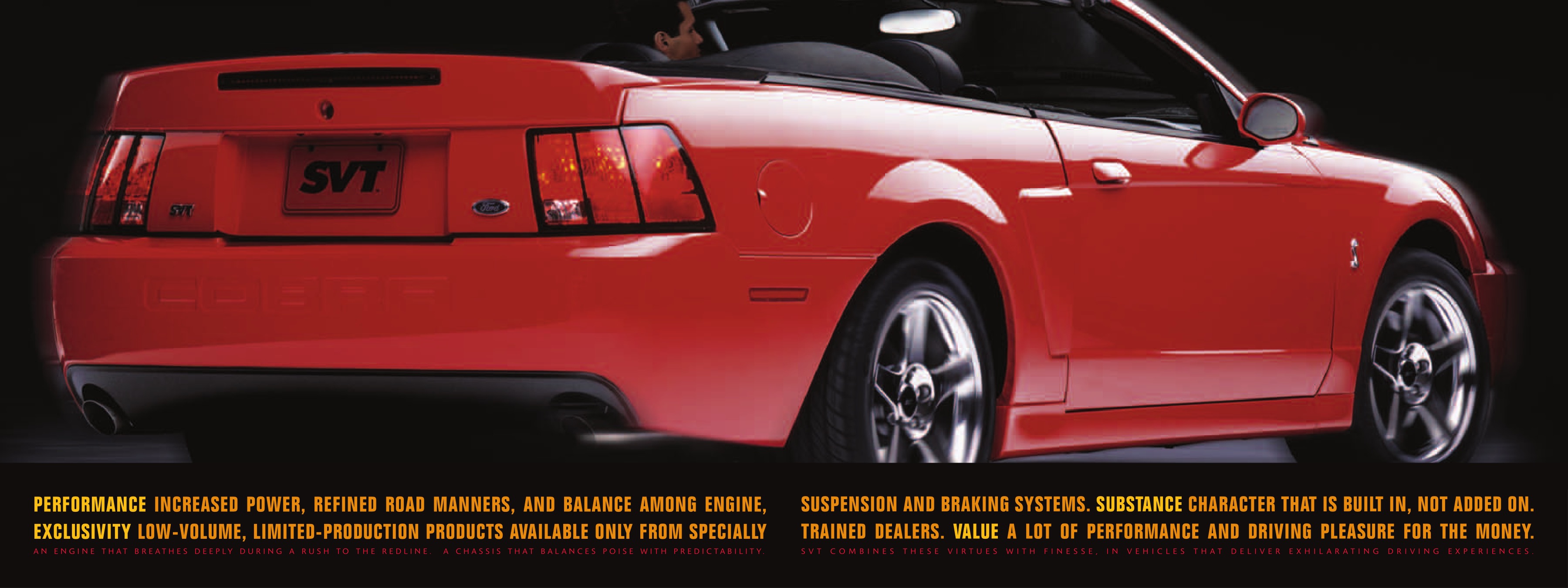 2004 Ford Mustang Cobra Brochure Page 3